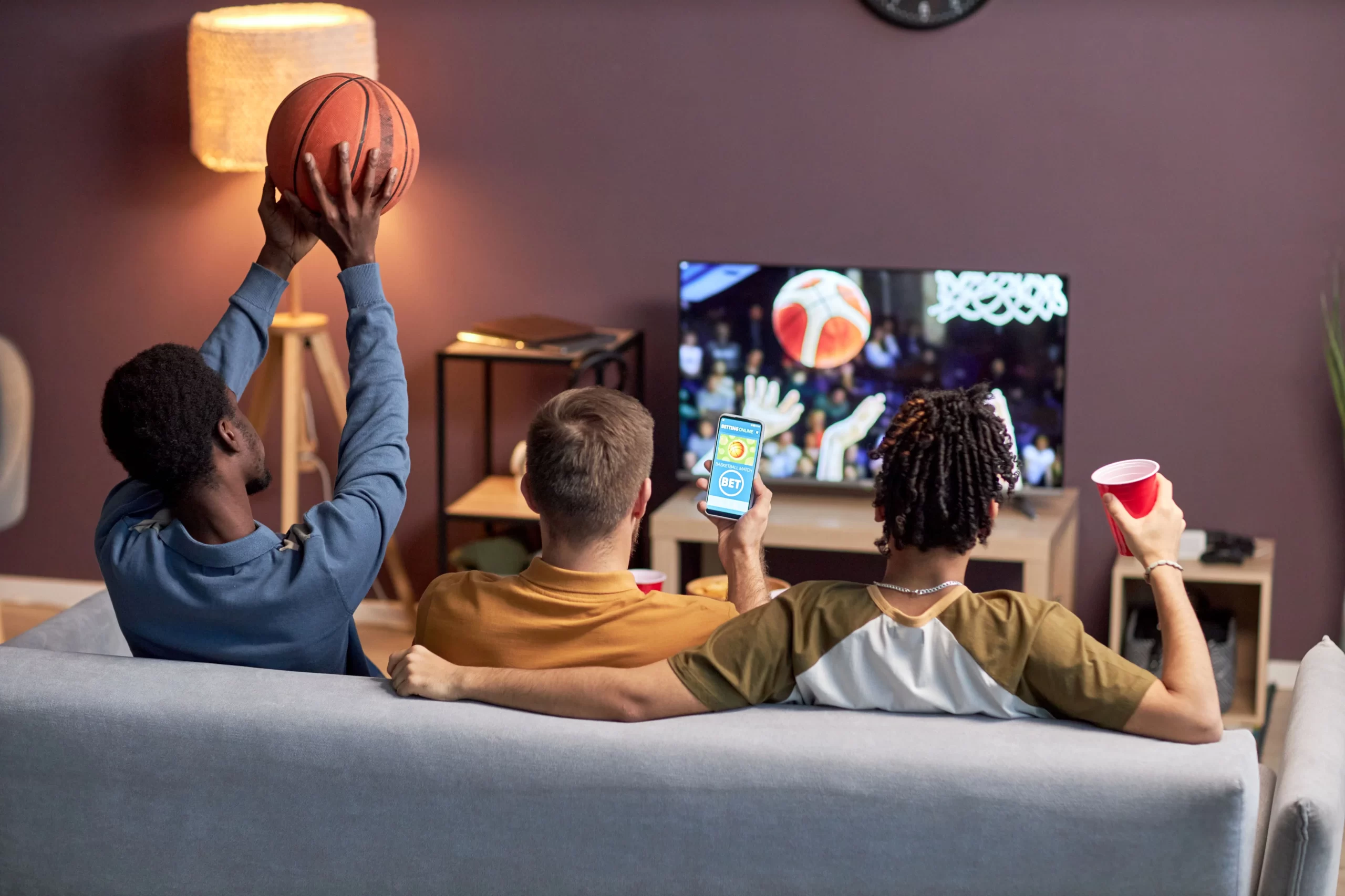 people watching sports with IPTV Stack